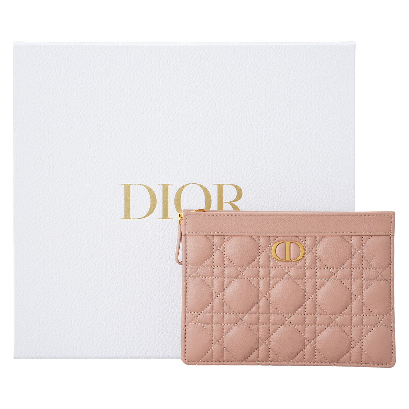 CHRISTIAN DIOR(USED)디올 카로 지퍼 체인 파우치